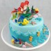 Mermaid - Little Mermaid Ariel Cake (D,V)